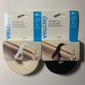 Velcro black and white roll